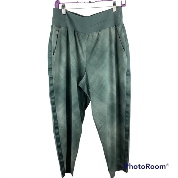 Athleta Nolita Slim Tapered Printed Crop Pant Size 14 - Picture 1 of 8